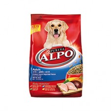 อาหารสุนัขแบบเม็ด ALPO Adult - รสไก่ ตับ และผัก ขนาด 10 กิโลกรัม